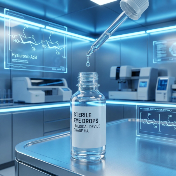 Eye Drops Medical Device Grade HA